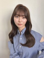 アンニュ(annuy)&nbsp;Instagram/annuy__o0 顔まわりカット/ベージュカラー／韓国巻き