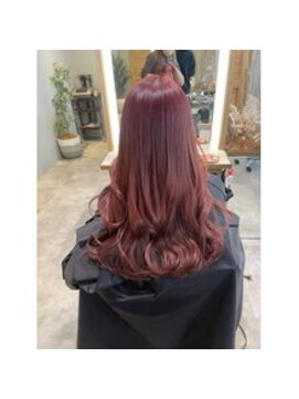 オレロ 国立(olelo) 暗めカラー/グランマッシュ/デザインカラー/フェザーパーマ/国立