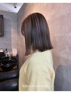 アジールヘア 北千住駅西口店(agir hair) ナチュラルアンブレラカラーベージュ卒業式