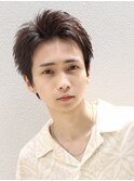 爽やか束感ショート2wayマッシュヘアスパイキーショート眉カット