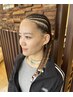 月火水木金のみコーンロウ  モデル