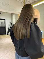 ローレン(LOREN)&nbsp;透明感髪質改善ベージュダブルカラーミルクティーグレージュ