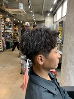 カーニー 上野(kearny)&nbsp;メンズショート/ツイストスパイラル/波巻き/メンズパーマ