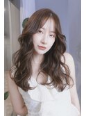 【kumu】韓国風/レイヤーカット/透明感/ロング/艶感/グレージュ
