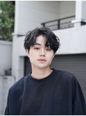 初めてのパーマでも◎ラフな質感が人気のシャドウパーマ