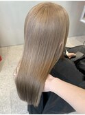 くびれヘア/アプリコットオレンジ/夏のヘアアレンジ/梅田