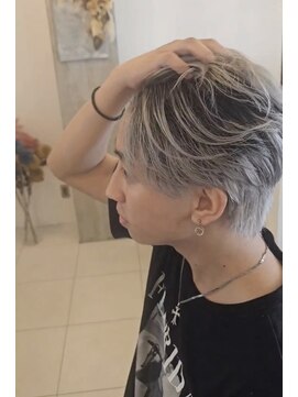 ヌール(Nuru) メンズバレイヤージュ/ブラックシルバー