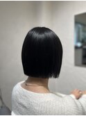 髪質改善縮毛矯正/似合わせカット【切りっぱなしボブ】