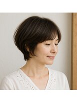スープレックス ヘアーデザイン(SOUPREX HAIR DESIGN) ミセス美フォルムショートボブ 30代 40代 50代 60代 髪質改善