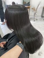 ウル 岡山駅店(ULu.)&nbsp;髪質改善トリートメントブリーチ無し縮毛矯正20代30代前髪長め