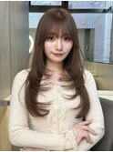 髪質改善/縮毛矯正/ミディアムレイヤー/酸性ストレート/大宮