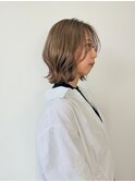 ボブ/ミルクティーベージュ/ダブルカラー
