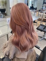 サンクプロジェクト(cinq PROJECT)&nbsp;ピンクミルクティーヘーゼルブラウンベージュミディアムレイヤー