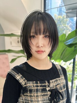 サンド 大阪梅田(sand) ココアベージュ/オリーブグレー/小顔/大阪/梅田/ボブ