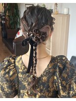 アパートメントヘアー&nbsp;佐賀/ヘアセット/ヘアアレンジ/結婚式/二次会/成人式/リボン