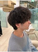 束感メンズツイストパーマ