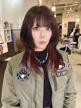 ラック 津田沼(LUCK) インナーカラー/津田沼/韓国ボブ/ケアブリーチ/似合わせカット