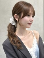 ナナローネス 渋谷(nana loness) 結んでも可愛い◎顔まわりレイヤーでつくる小顔ヘア