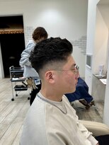 ロンド ラマ 岐阜(Lond bla-ma) フェード×オールバックパーマ【Lond伊藤メンズ】