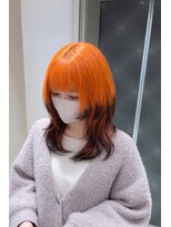 ロンドシェリ 仙台(Lond Cheri)&nbsp;レイヤーカットハッシュカットダブルカラー髪質改善仙台