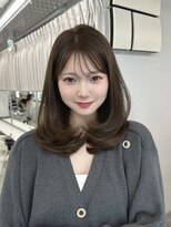 マウルルナ(MAEUL luna)&nbsp;前髪イメチェン　ミルクティーブロンド　ワンホンレイヤー