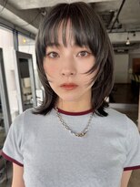 ノラジャーニー(NORA Journey)&nbsp;【阿形】オリーブハッシュカットウルフカットレイヤーカット