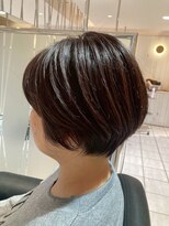アース 常盤平店(HAIR & MAKE EARTH)&nbsp;【丸みショート×艶カラー×トリートメント】大人女性の美髪♪