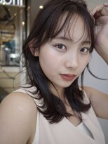 ヌヌ 渋谷 原宿 明治神宮前(nunu) レイヤーカットウルフカットボブグレージュオリーブべージュ