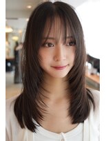 アビー(ABBEY4)&nbsp;顎下レイヤー、ミディアムレイヤー、ロングレイヤー、表参道