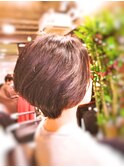 【CAN】30代40代50代にオススメ♪横顔美人なショートボブ
