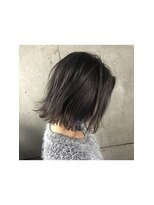 アヴァンスクロス あべのルシアス店(AVANCE.CROSS)&nbsp;切りっぱなしボブ×質感ボブ×デザインカラー×ラフカール