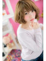 ミック ヘアアンドビューティー 大山店(miq  Hair&Beauty)&nbsp;揺らめくカール♪ロマンチックボブa