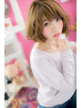 ミック ヘアアンドビューティー 大山店(miq  Hair&Beauty) 揺らめくカール♪ロマンチックボブa