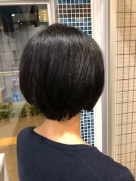 スタジオ アルファプラス 日暮里店(studio α+) 小顔立体補正前下がりボブ♪【スタジオアルファプラス日暮里】