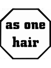 as one hair