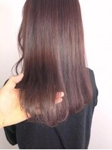 レム 綱島店(REM) チェリーレッド×セミロングカラー