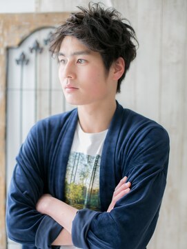 モッズヘアメン 札幌月寒店(mod's hair men) ≪mod's men≫アップバングで好感度!ニュアンスマッシュb