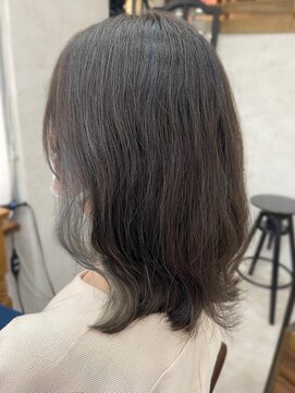 アーシェ 横浜店(A'SHE) イヤリングカラー&ハイライト　グレージュ