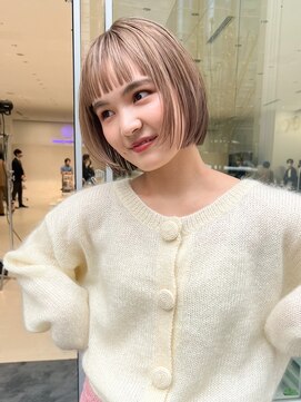 ノエ(noe) ライトベージュ×ボブ