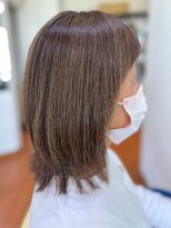 アークスヘアー&nbsp;30代40代大人可愛い髪質改善カラーモカベージュ透明感