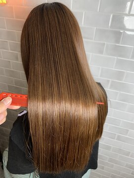 デューヘアー(due hair) 髪質改善トリートメント×シルキーベージュカラー