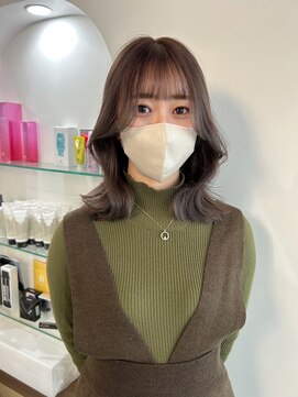 ボタン ハカタ(VOTAN hakata) 【柿本真優】くびれヘア/韓国ヘア/アッシュベージュカラー