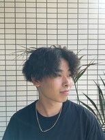 スウェル 船橋店(Swell)&nbsp;ハイライト/マッシュパーマ/ウルフ/アッシュブラック1