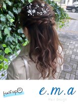 エマヘアデザイン(e.m.a Hair design) ハーフアップ