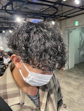 スリー 横浜(THREE) 【GEN】指名限定 波巻きスパイラル/波巻き/メンズパーマ