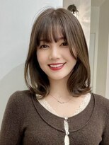 結べるボブ　ミディアムボブ　長めのボブ