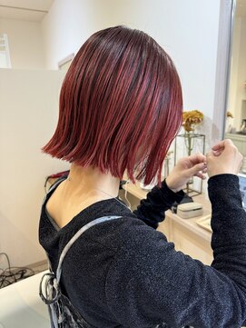 リリィ 津南店(Lilie) グラデーションカラーボブ