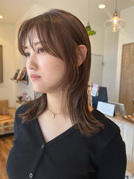 ヘアー テクニカ(hair Technica) 【広瀬】ツヤ感大人ベージュとレイヤーボブ♪