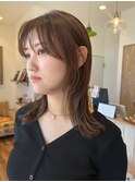 【広瀬】ツヤ感大人ベージュとレイヤーボブ♪