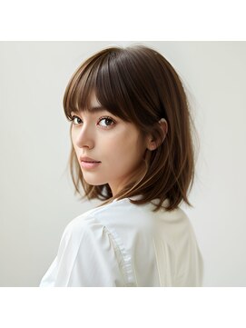 ブルーム ヘア デザイン(bloom hair design) くせ毛ミディアムヘア